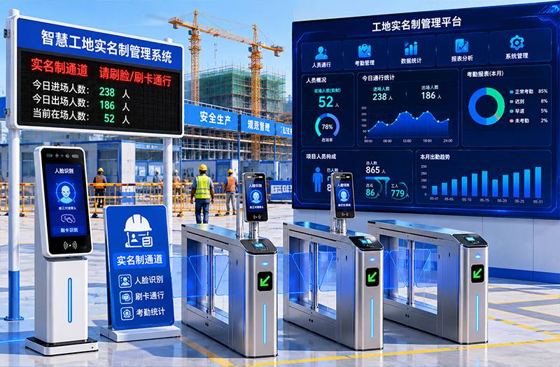 智慧工地实名制系统解决方案